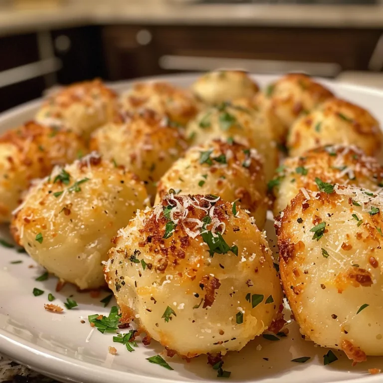 Crispy, delicious Parmesan Bread Bites arranged on a plate, showcasing their texture and flavor.