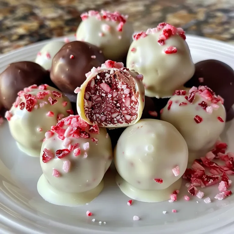 Juicy Strawberry Truffle placed on a rustic wooden surface, emphasizing the crushed strawberries visible inside.