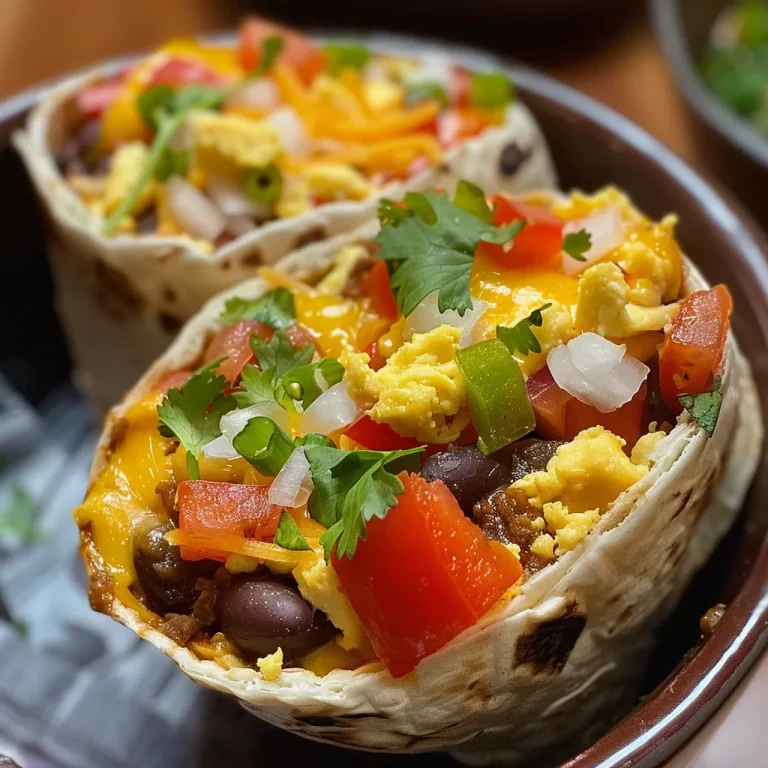 Delicious Breakfast Burrito Cups arranged neatly, showcasing ingredients like black beans and shredded cheese.
