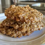 Deliciously moist oatmeal cookies for toddlers, featuring a sprinkle of cinnamon and a soft consistency.