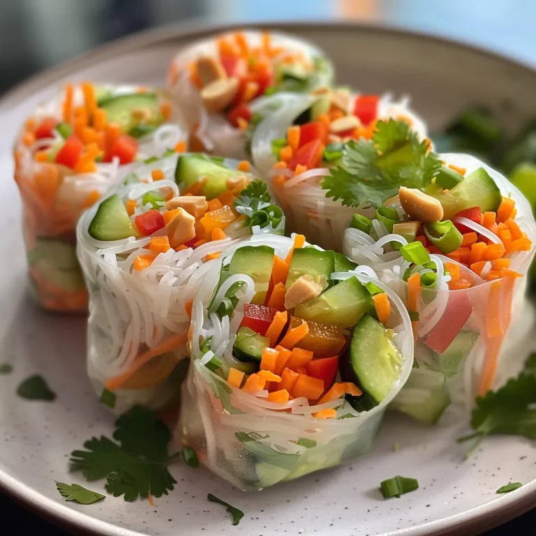 Colorful assortment of fresh mini veggie spring rolls ready to be served.