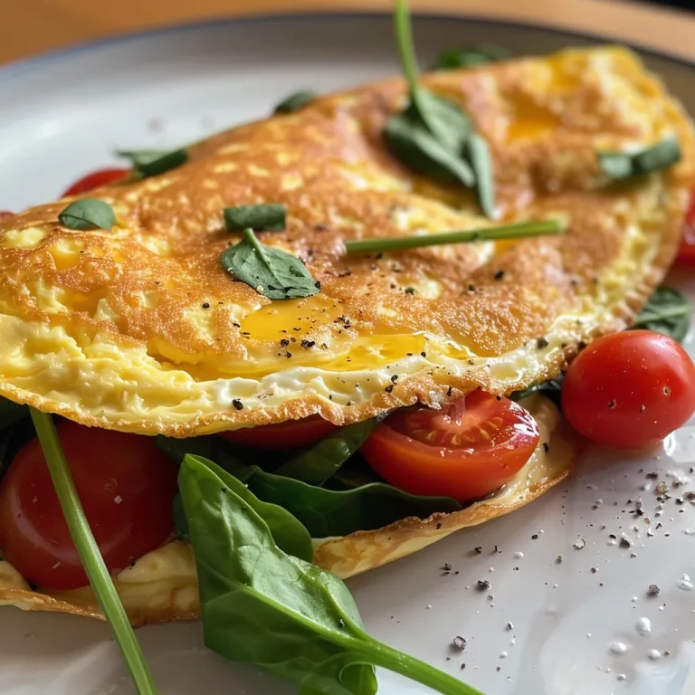 A close-up view of a juicy vegetarian omelette filled with fresh vegetables and cheese.