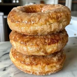 ['A side view of delicious banana bread donuts on a wooden surface.', 'Close-up of moist banana bread donuts, showcasing their texture and sweetness.', 'A tantalizing display of banana bread donuts, highlighting their golden-brown color.', 'Juicy banana bread donuts arranged on a rustic table, emphasizing their flavorful surface.']