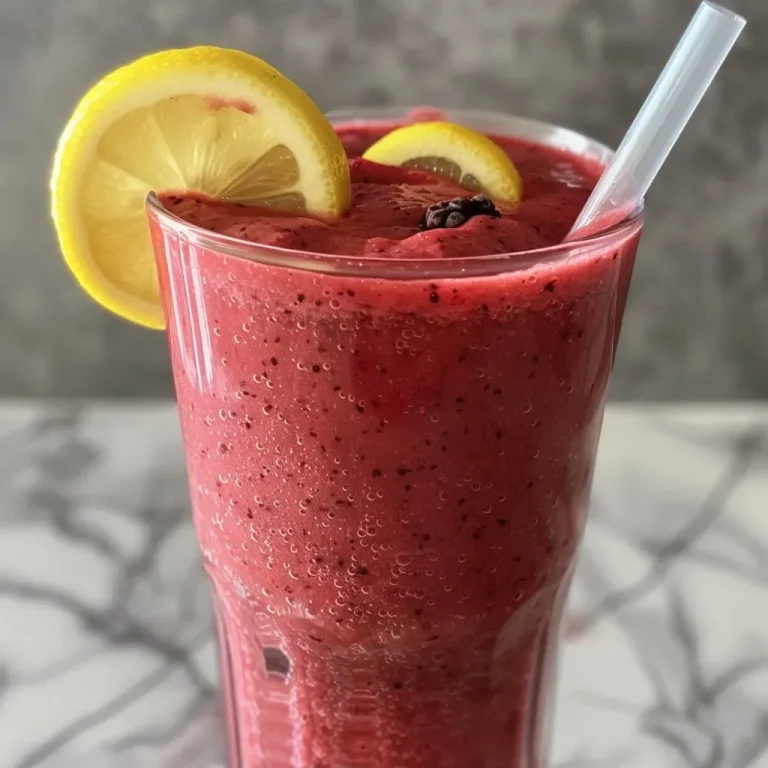 ['Close-up side view of a refreshing Citrus Berry Smoothie in a clear glass.', 'Detailed image of a vibrant Citrus Berry Smoothie with visible mixed berries.', 'Side view of a colorful smoothie highlighting berries and citrus ingredients.', 'Juicy Citrus Berry Smoothie in a glass, showcasing its rich texture and colors.']